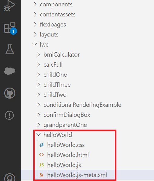 hello world component